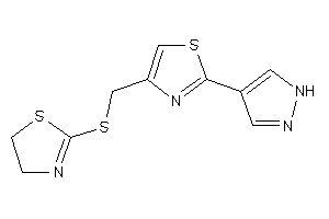 2-(1H-pyrazol-4-yl)-4-[(2-thiazolin-2-ylthio)methyl]thiazole