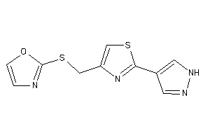 2-[[2-(1H-pyrazol-4-yl)thiazol-4-yl]methylthio]oxazole