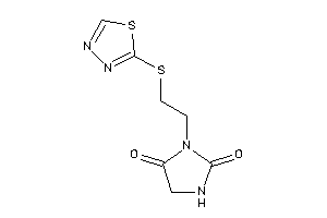 3-[2-(1,3,4-thiadiazol-2-ylthio)ethyl]hydantoin