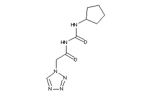 N-(cyclopentylcarbamoyl)-2-(tetrazol-1-yl)acetamide