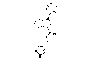 1-phenyl-N-(1H-pyrazol-4-ylmethyl)-5,6-dihydro-4H-cyclopenta[c]pyrazole-3-carboxamide