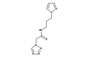 N-(3-pyrazol-1-ylpropyl)-2-(tetrazol-1-yl)acetamide