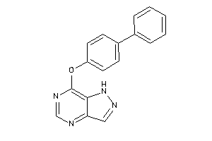 7-(4-phenylphenoxy)-1H-pyrazolo[4,3-d]pyrimidine