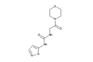 1-isoxazol-5-yl-3-(2-keto-2-thiomorpholino-ethyl)urea