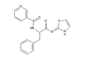 N-[1-benzyl-2-keto-2-(4-thiazolin-2-ylideneamino)ethyl]nicotinamide