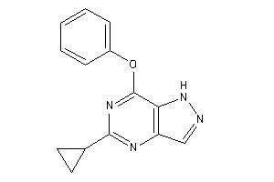 5-cyclopropyl-7-phenoxy-1H-pyrazolo[4,3-d]pyrimidine