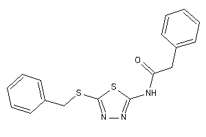 N-[5-(benzylthio)-1,3,4-thiadiazol-2-yl]-2-phenyl-acetamide