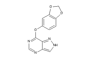 7-(1,3-benzodioxol-5-yloxy)-2H-pyrazolo[4,3-d]pyrimidine