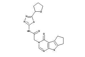 2-(ketoBLAHyl)-N-[5-(tetrahydrofuryl)-1,3,4-thiadiazol-2-yl]acetamide