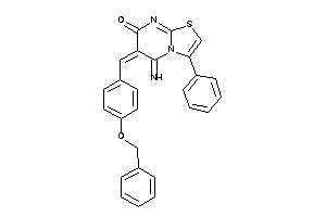 Image of 6-(4-benzoxybenzylidene)-5-imino-3-phenyl-thiazolo[3,2-a]pyrimidin-7-one