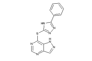 7-[(5-phenyl-4H-1,2,4-triazol-3-yl)thio]-1H-pyrazolo[4,3-d]pyrimidine