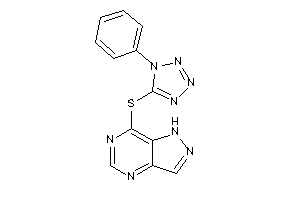 7-[(1-phenyltetrazol-5-yl)thio]-1H-pyrazolo[4,3-d]pyrimidine