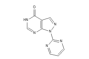 1-(2-pyrimidyl)-5H-pyrazolo[3,4-d]pyrimidin-4-one