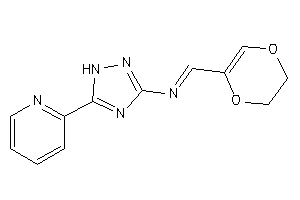 2,3-dihydro-1,4-dioxin-5-ylmethylene-[5-(2-pyridyl)-1H-1,2,4-triazol-3-yl]amine
