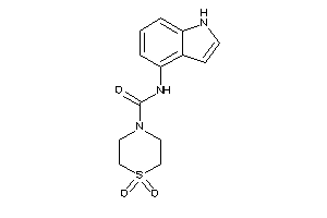 N-(1H-indol-4-yl)-1,1-diketo-1,4-thiazinane-4-carboxamide