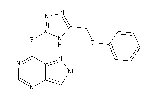 7-[[5-(phenoxymethyl)-4H-1,2,4-triazol-3-yl]thio]-2H-pyrazolo[4,3-d]pyrimidine