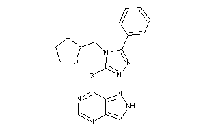 Image of 7-[[5-phenyl-4-(tetrahydrofurfuryl)-1,2,4-triazol-3-yl]thio]-2H-pyrazolo[4,3-d]pyrimidine