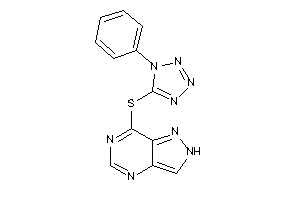 Image of 7-[(1-phenyltetrazol-5-yl)thio]-2H-pyrazolo[4,3-d]pyrimidine