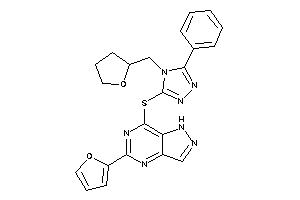 5-(2-furyl)-7-[[5-phenyl-4-(tetrahydrofurfuryl)-1,2,4-triazol-3-yl]thio]-1H-pyrazolo[4,3-d]pyrimidine