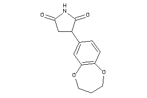 3-(3,4-dihydro-2H-1,5-benzodioxepin-7-yl)pyrrolidine-2,5-quinone