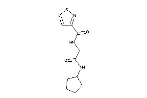 Image of N-[2-(cyclopentylamino)-2-keto-ethyl]-1,2,5-thiadiazole-3-carboxamide