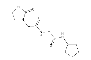 N-cyclopentyl-2-[[2-(2-ketothiazolidin-3-yl)acetyl]amino]acetamide