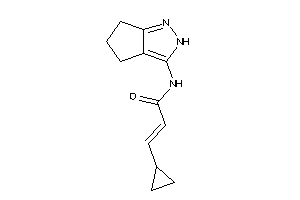 3-cyclopropyl-N-(2,4,5,6-tetrahydrocyclopenta[c]pyrazol-3-yl)acrylamide