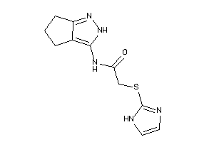 2-(1H-imidazol-2-ylthio)-N-(2,4,5,6-tetrahydrocyclopenta[c]pyrazol-3-yl)acetamide