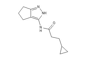3-cyclopropyl-N-(2,4,5,6-tetrahydrocyclopenta[c]pyrazol-3-yl)propionamide