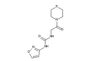 1-isoxazol-3-yl-3-(2-keto-2-thiomorpholino-ethyl)urea