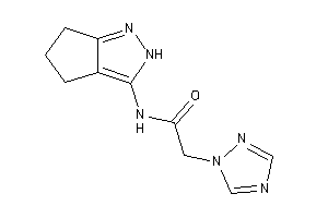 N-(2,4,5,6-tetrahydrocyclopenta[c]pyrazol-3-yl)-2-(1,2,4-triazol-1-yl)acetamide