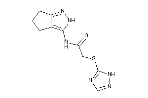 N-(2,4,5,6-tetrahydrocyclopenta[c]pyrazol-3-yl)-2-(1H-1,2,4-triazol-5-ylthio)acetamide