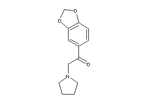 1-(1,3-benzodioxol-5-yl)-2-pyrrolidino-ethanone