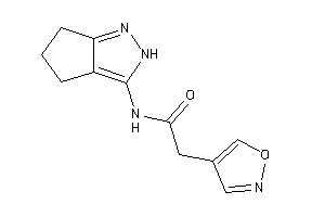 2-isoxazol-4-yl-N-(2,4,5,6-tetrahydrocyclopenta[c]pyrazol-3-yl)acetamide
