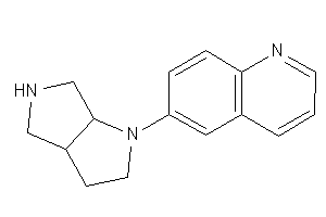 6-(3,3a,4,5,6,6a-hexahydro-2H-pyrrolo[2,3-c]pyrrol-1-yl)quinoline