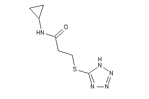 N-cyclopropyl-3-(1H-tetrazol-5-ylthio)propionamide