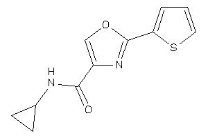 N-cyclopropyl-2-(2-thienyl)oxazole-4-carboxamide