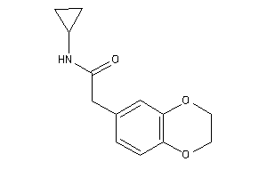 N-cyclopropyl-2-(2,3-dihydro-1,4-benzodioxin-6-yl)acetamide