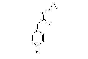 N-cyclopropyl-2-(4-keto-1-pyridyl)acetamide