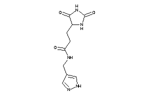 Image of 3-(2,5-diketoimidazolidin-4-yl)-N-(1H-pyrazol-4-ylmethyl)propionamide