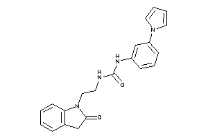 1-[2-(2-ketoindolin-1-yl)ethyl]-3-(3-pyrrol-1-ylphenyl)urea