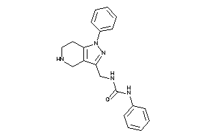1-phenyl-3-[(1-phenyl-4,5,6,7-tetrahydropyrazolo[4,3-c]pyridin-3-yl)methyl]urea