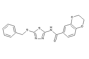 N-[5-(benzylthio)-1,3,4-thiadiazol-2-yl]-2,3-dihydro-1,4-benzodioxine-6-carboxamide