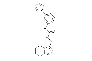 1-(3-pyrrol-1-ylphenyl)-3-(5,6,7,8-tetrahydro-[1,2,4]triazolo[4,3-a]pyridin-3-ylmethyl)urea