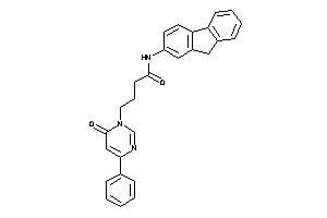 N-(9H-fluoren-2-yl)-4-(6-keto-4-phenyl-pyrimidin-1-yl)butyramide