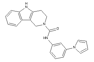 N-(3-pyrrol-1-ylphenyl)-1,3,4,5-tetrahydropyrido[4,3-b]indole-2-carboxamide