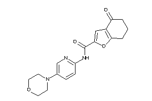 4-keto-N-(5-morpholino-2-pyridyl)-6,7-dihydro-5H-benzofuran-2-carboxamide