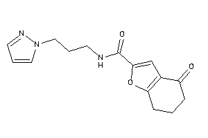 4-keto-N-(3-pyrazol-1-ylpropyl)-6,7-dihydro-5H-benzofuran-2-carboxamide