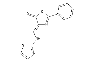 2-phenyl-4-[(thiazol-2-ylamino)methylene]-2-oxazolin-5-one