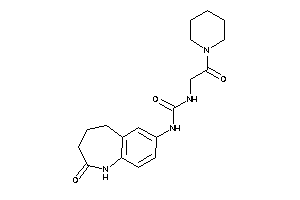 1-(2-keto-2-piperidino-ethyl)-3-(2-keto-1,3,4,5-tetrahydro-1-benzazepin-7-yl)urea